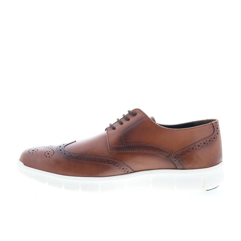 Studio Belvedere Reggio Mens Brown Oxfords & Lace Ups Wingtip & Brogue Shoes