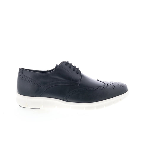 Studio Belvedere Reggio Mens Black Oxfords & Lace Ups Wingtip & Brogue Shoes