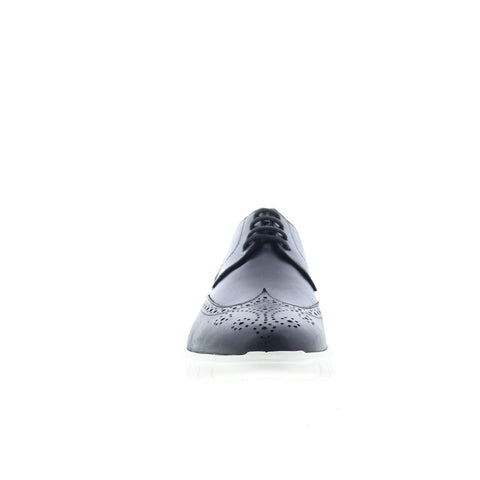 Studio Belvedere Reggio Mens Black Oxfords & Lace Ups Wingtip & Brogue Shoes