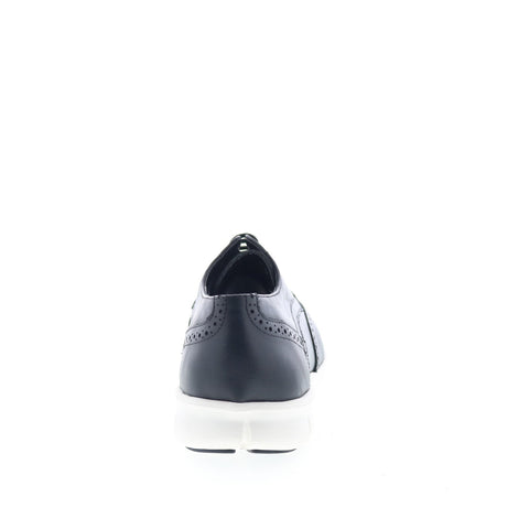 Studio Belvedere Reggio Mens Black Oxfords & Lace Ups Wingtip & Brogue Shoes