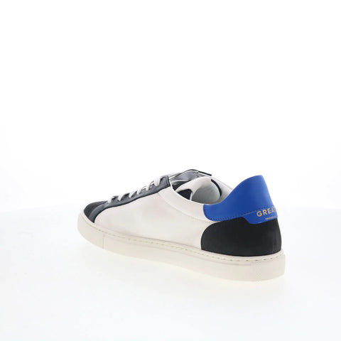 Greats Reign GREIGN0-SXD Mens White Leather Lace Up Lifestyle Sneakers Shoes