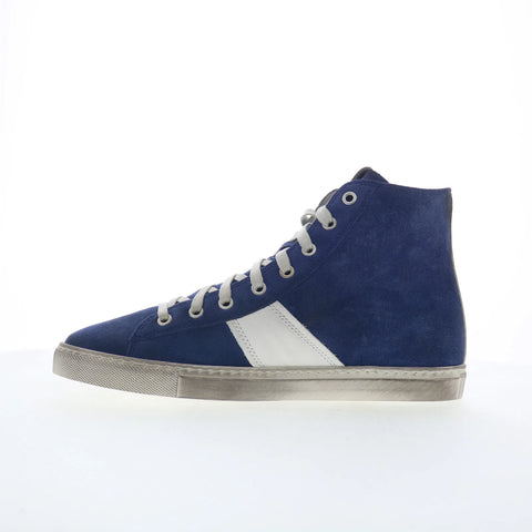 Greats Reign Hightop GREIGNH0-9UU Mens Blue Suede Lifestyle Sneakers Shoes