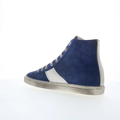 Greats Reign Hightop GREIGNH0-9UU Mens Blue Suede Lifestyle Sneakers Shoes