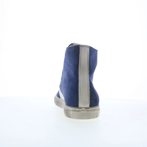 Greats Reign Hightop GREIGNH0-9UU Mens Blue Suede Lifestyle Sneakers Shoes