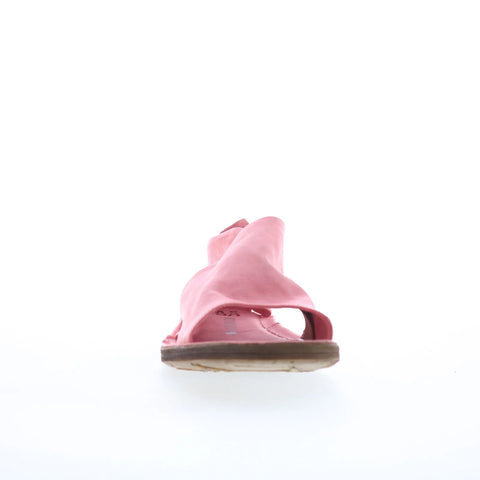 A.S. 98 Reiley Womens Pink Leather Slip On Mule Flats Shoes