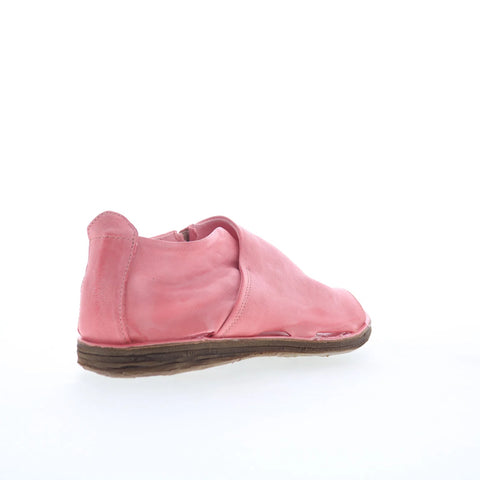 A.S. 98 Reiley Womens Pink Leather Slip On Mule Flats Shoes