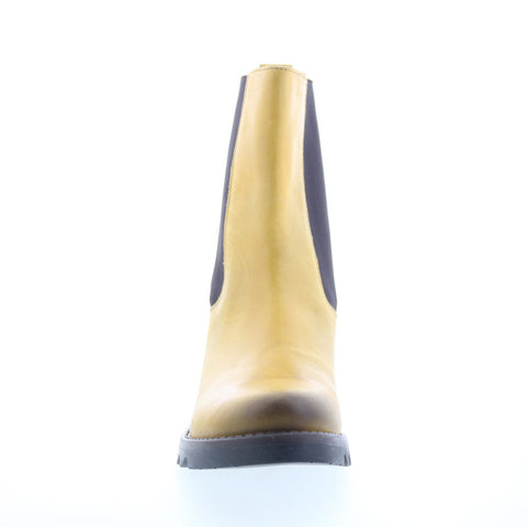 Fly London Rein REIN795FLY-004 Womens Yellow Leather Casual Dress Boots