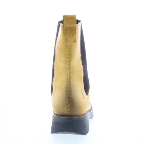 Fly London Rein REIN795FLY-004 Womens Yellow Leather Casual Dress Boots