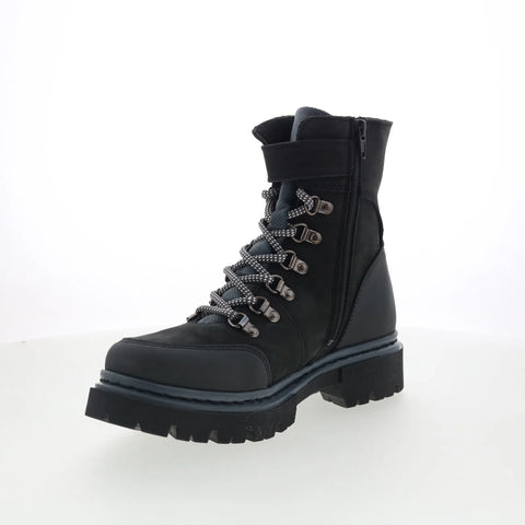 Pajar Remie PDPAB00596.01 Womens Black Nubuck Zipper Casual Dress Boots