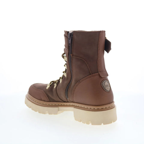 Pajar Remie PDPAB00596.01 Womens Brown Nubuck Lace Up Casual Dress Boots