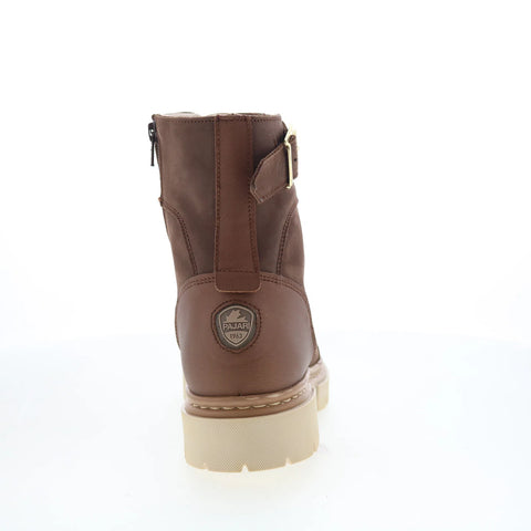 Pajar Remie PDPAB00596.01 Womens Brown Nubuck Lace Up Casual Dress Boots
