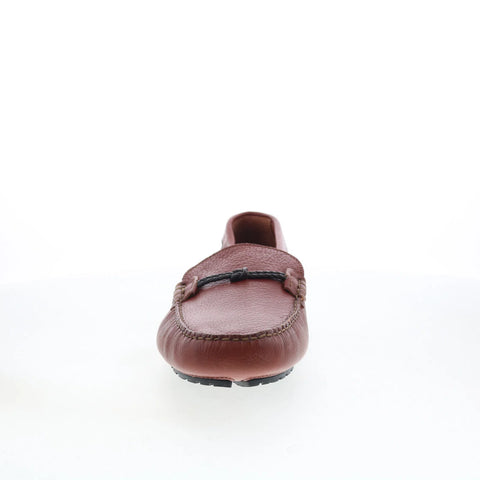 T.B. Phelps Remy Mens Brown Leather Slip On Loafers & Slip Ons Penny Shoes