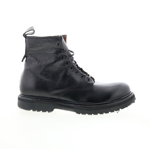 A.S. 98 Renald Mens Black Leather Zipper Casual Dress Boots