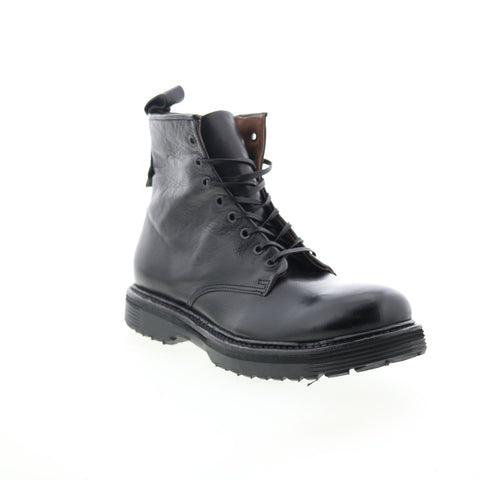 A.S. 98 Renald Mens Black Leather Zipper Casual Dress Boots