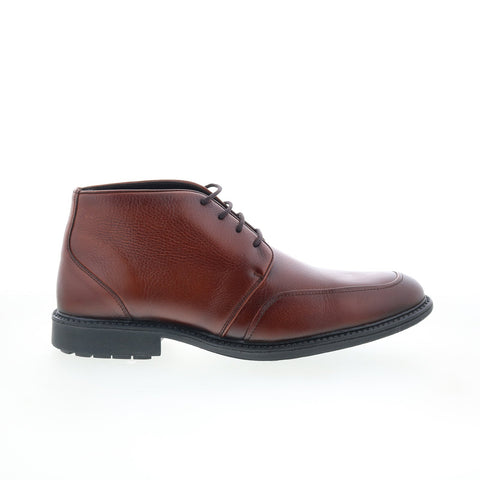 Studio Belvedere Renato Mens Brown Leather Lace Up Chukkas Boots
