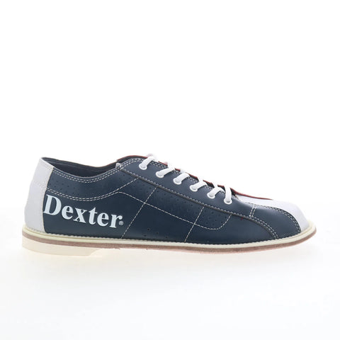 Dexter NWR2821-8 Mens Blue Synthetic Lace Up  Athletic Bowling Shoes