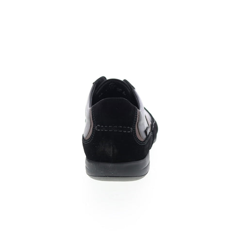 Mephisto Renzo Mens Black Leather Lace Up Lifestyle Sneakers Shoes