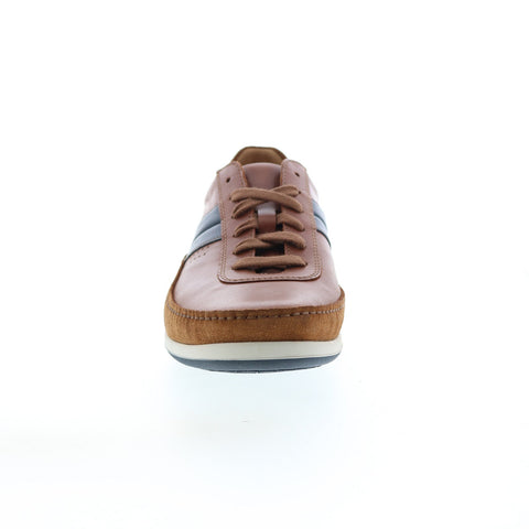 Mephisto Renzo Mens Brown Leather Lace Up Lifestyle Sneakers Shoes