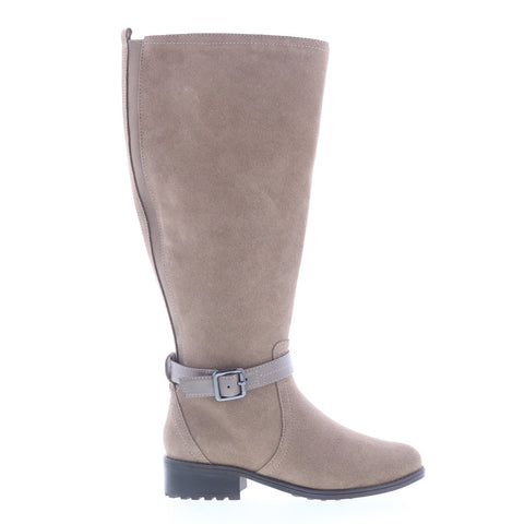Easy Spirit Reverie-Wc SEREVERIE-WC Womens Brown Wide Suede Casual Dress Boots