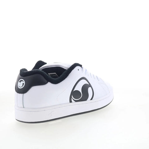 DVS Revival DV04937101 Mens White Leather Skate Inspired Sneakers Shoes