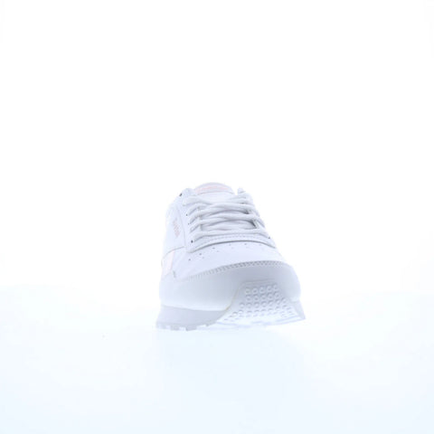 Reebok Rewind Run Mens White Synthetic Lace Up Lifestyle Sneakers Shoes