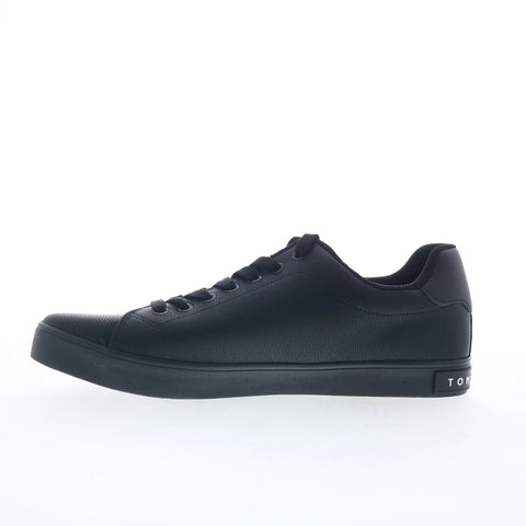 Tommy Hilfiger Rezmy TMREZMY Mens Black Leather Lifestyle Sneakers Shoes