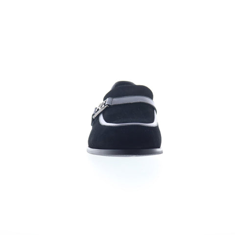 Robert Graham  RG2021-2 Mens Black Suede Loafers & Slip Ons Casual Shoes