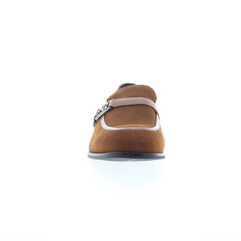 Robert Graham  RG2021-2 Mens Brown Suede Loafers & Slip Ons Casual Shoes