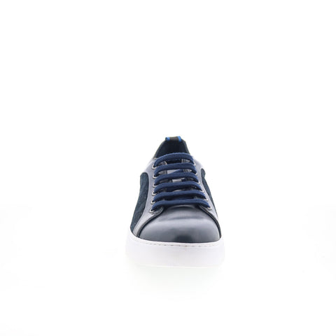 Robert Graham Renault RG5307S Mens Blue Leather Lifestyle Sneakers Shoes