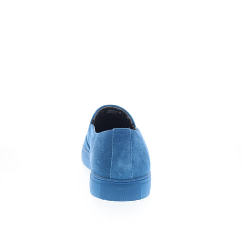 Robert Graham Daywalt RG5341S Mens Blue Suede Slip On Lifestyle Sneakers Shoes