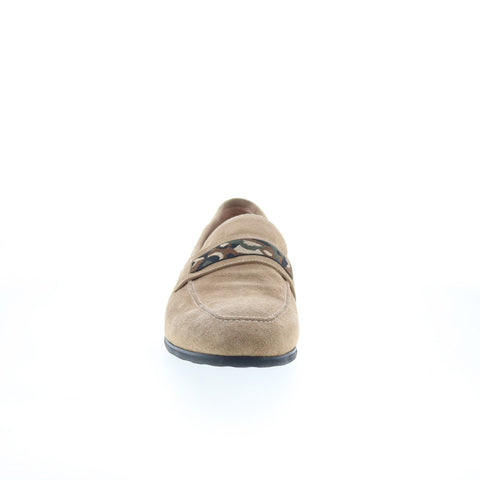 Robert Graham Gearbox RG5344S Mens Brown Suede Loafers & Slip Ons Penny Shoes