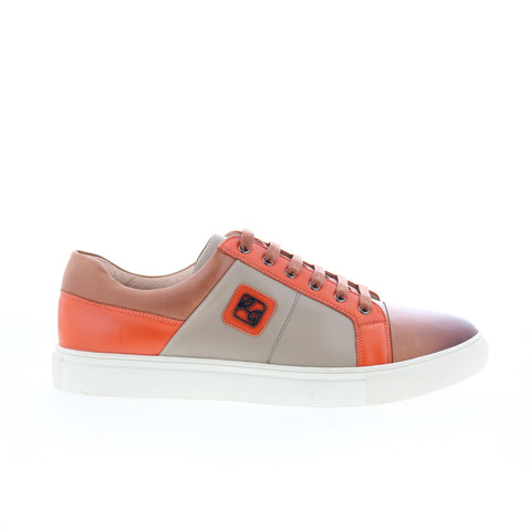 Robert Graham Trixie RG5346L-1 Mens Beige Leather Lifestyle Sneakers Shoes