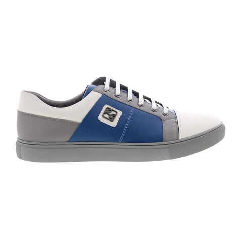 Robert Graham Trixie RG5346L Mens Blue Leather Lifestyle Sneakers Shoes