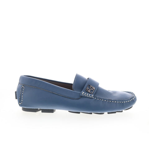 Robert Graham Velocity RG5357S Mens Blue Loafers & Slip Ons Moccasin Shoes
