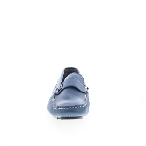 Robert Graham Velocity RG5357S Mens Blue Loafers & Slip Ons Moccasin Shoes