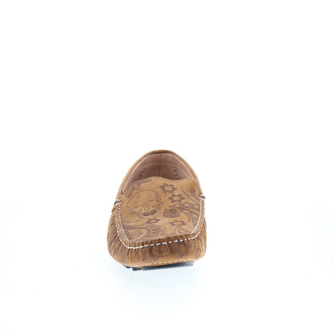 Robert Graham Champion RG5366S Mens Brown Loafers & Slip Ons Moccasin Shoes
