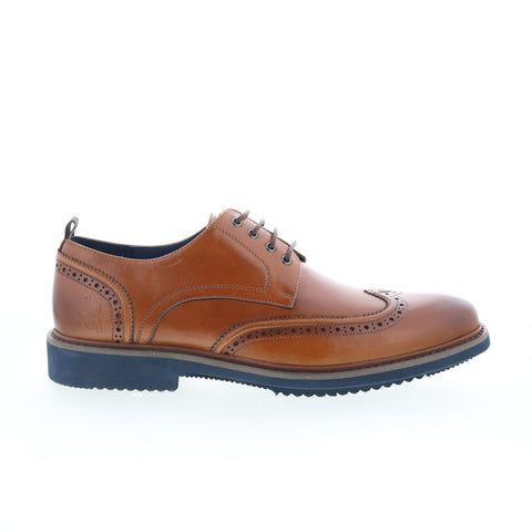 Robert Graham Gustave RG5409C Mens Brown Oxfords Wingtip & Brogue Shoes