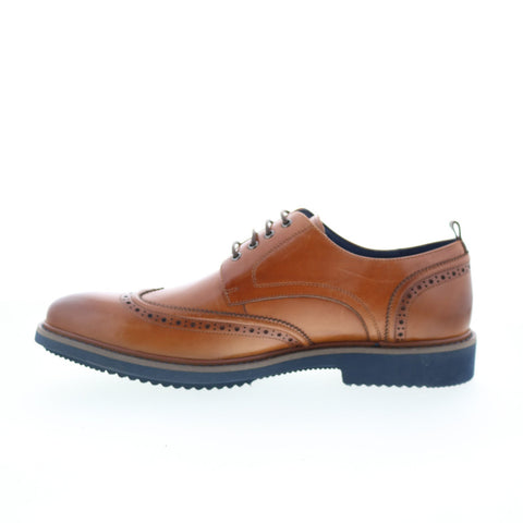 Robert Graham Gustave RG5409C Mens Brown Oxfords Wingtip & Brogue Shoes