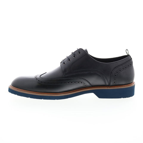 Robert Graham Gustave Mens Black Oxfords & Lace Ups Wingtip & Brogue Shoes