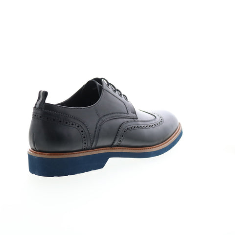 Robert Graham Gustave Mens Black Oxfords & Lace Ups Wingtip & Brogue Shoes