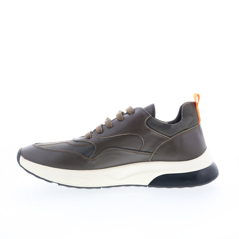 Robert Graham Picabia RG5412L Mens Brown Leather Lifestyle Sneakers Shoes