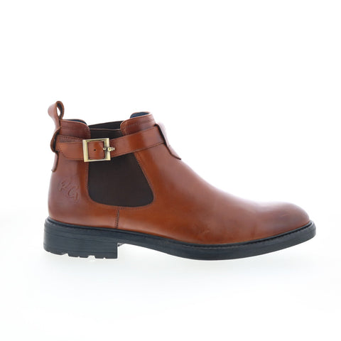 Robert Graham Alessio RG5430B Mens Brown Leather Casual Dress Boots