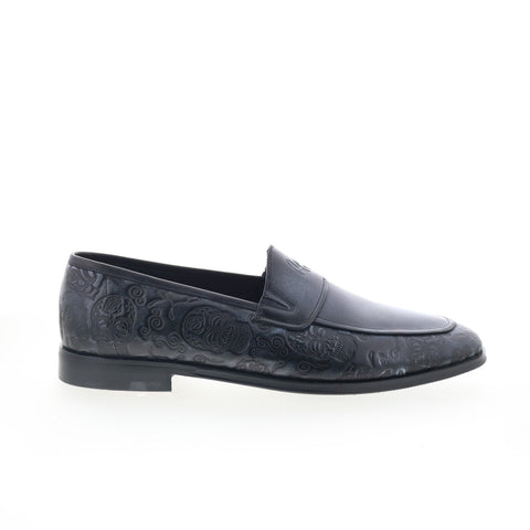Robert Graham Vividstroke RG5445S Mens Black Loafers & Slip Ons Casual Shoes
