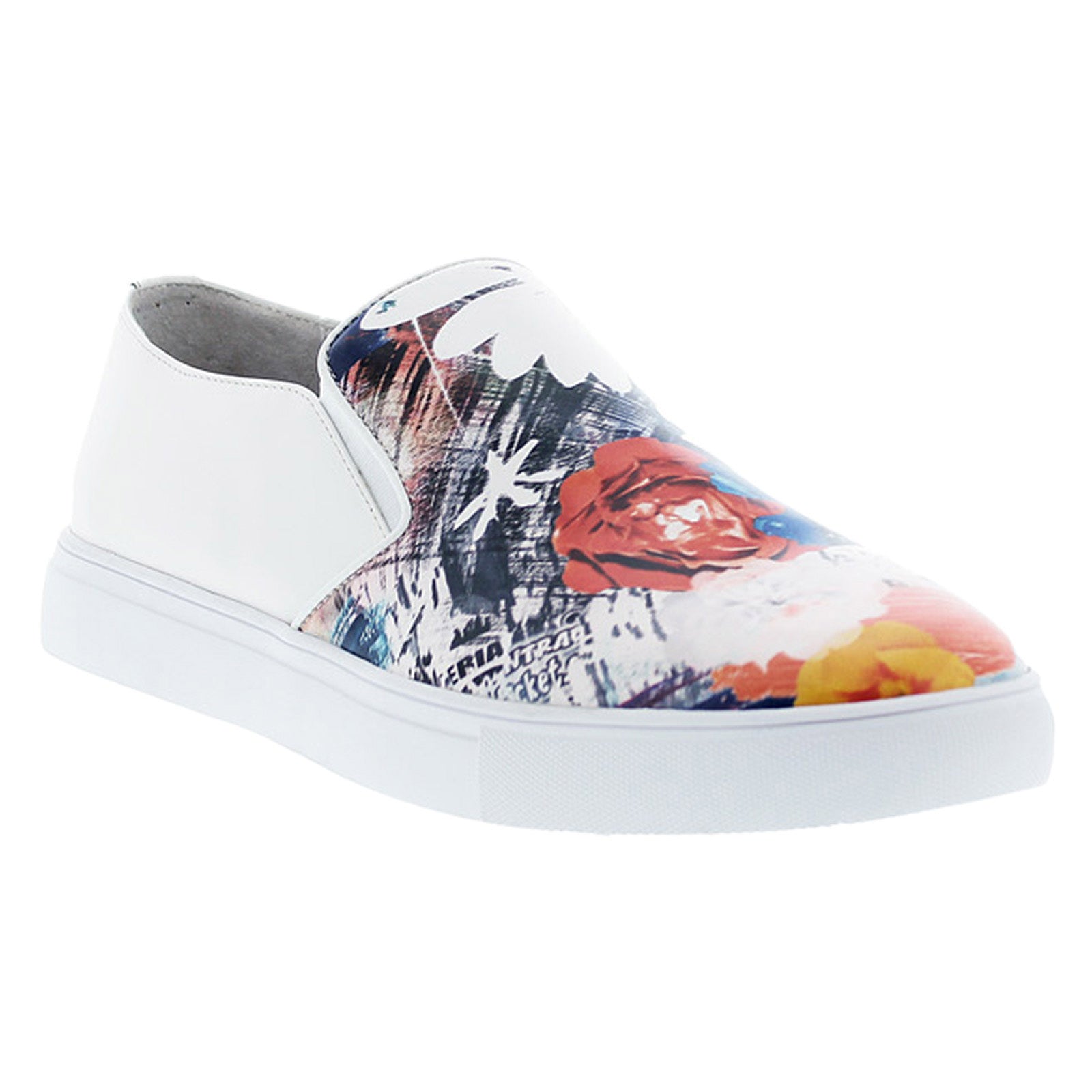 Robert Graham Buddy Leather Sneaker Rg5485s Athletic Robert Graham Buddy RG5485S Mens White Leather Lifestyle  main image 3