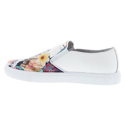 Robert Graham Buddy RG5485S Mens White Leather Lifestyle Sneakers Shoes