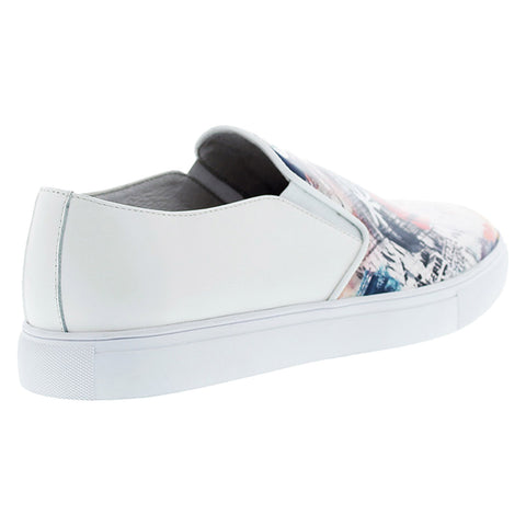 Robert Graham Buddy RG5485S Mens White Leather Lifestyle Sneakers Shoes