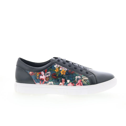 Robert Graham Deck RG5492L Mens Black Leather Lifestyle Sneakers Shoes