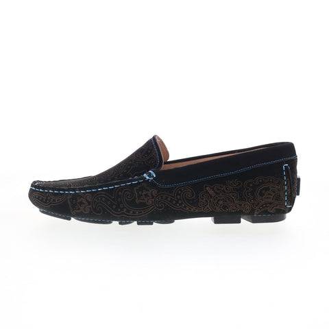 Robert Graham Soprano RG5524S Mens Black Loafers & Slip Ons Moccasin Shoes