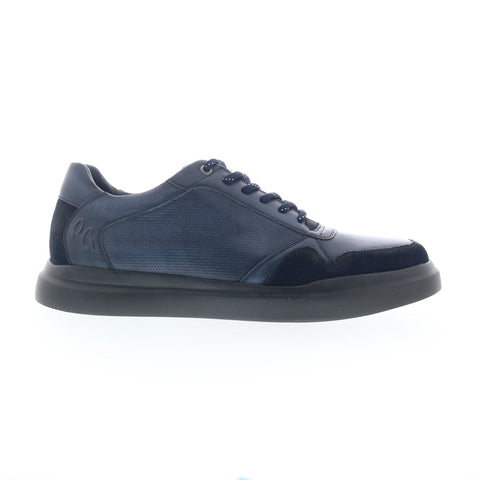 Robert Graham Cava RG5571L Mens Blue Leather Lifestyle Sneakers Shoes