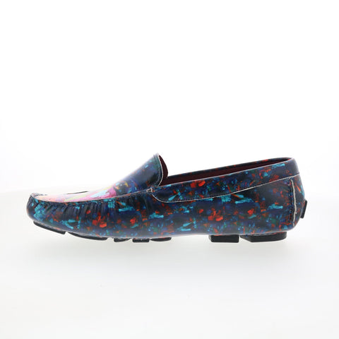 Robert Graham Ostra RG5581S Mens Blue Loafers & Slip Ons Moccasin Shoes